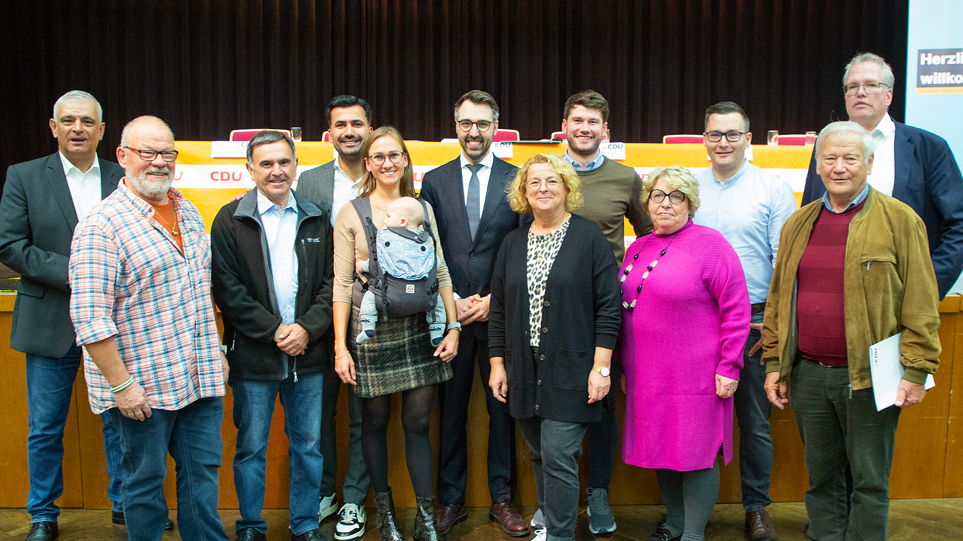 Moritz Oppelt mit der Sandhuser CDU