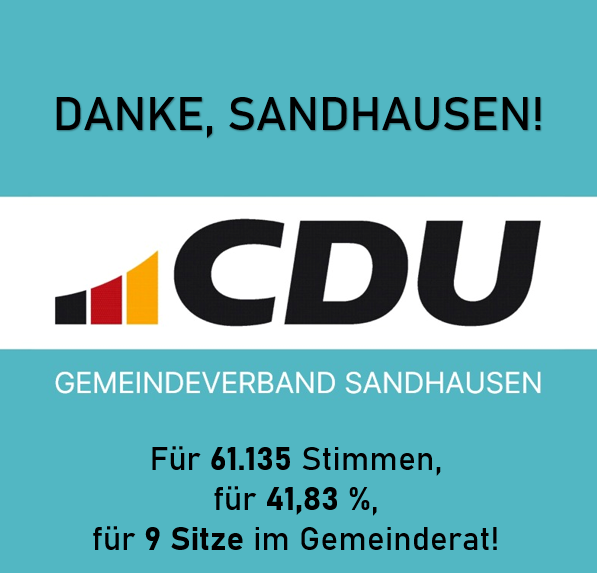 CDU Sandhausen zur Wahl